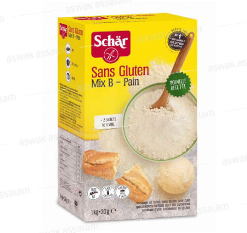 FARINE MIX B SANS GLUTEN SPECIAL PAIN 1KG SCHAR