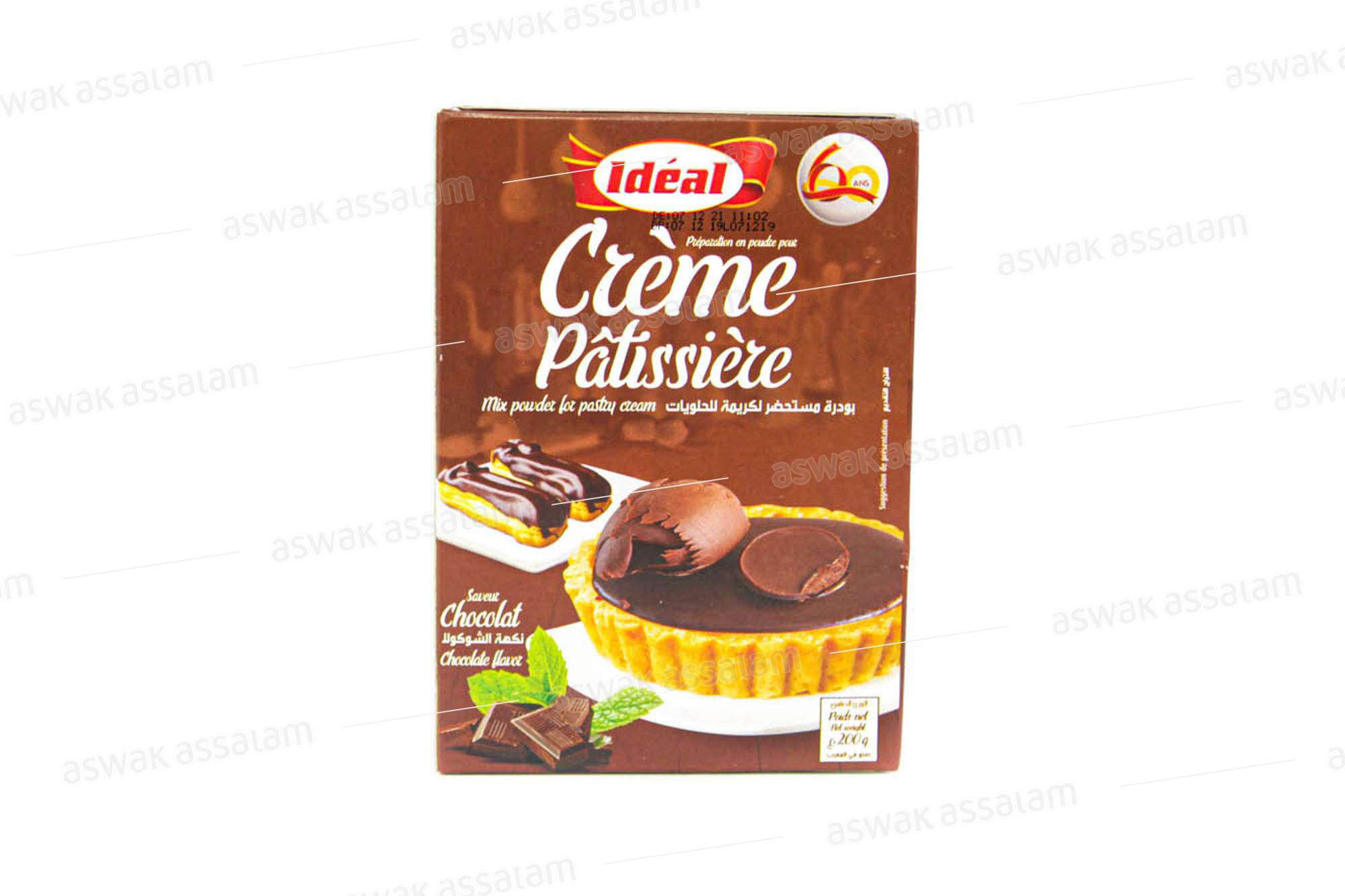 CREME PATISSIERE AU CHOCOLAT 200G IDEAL