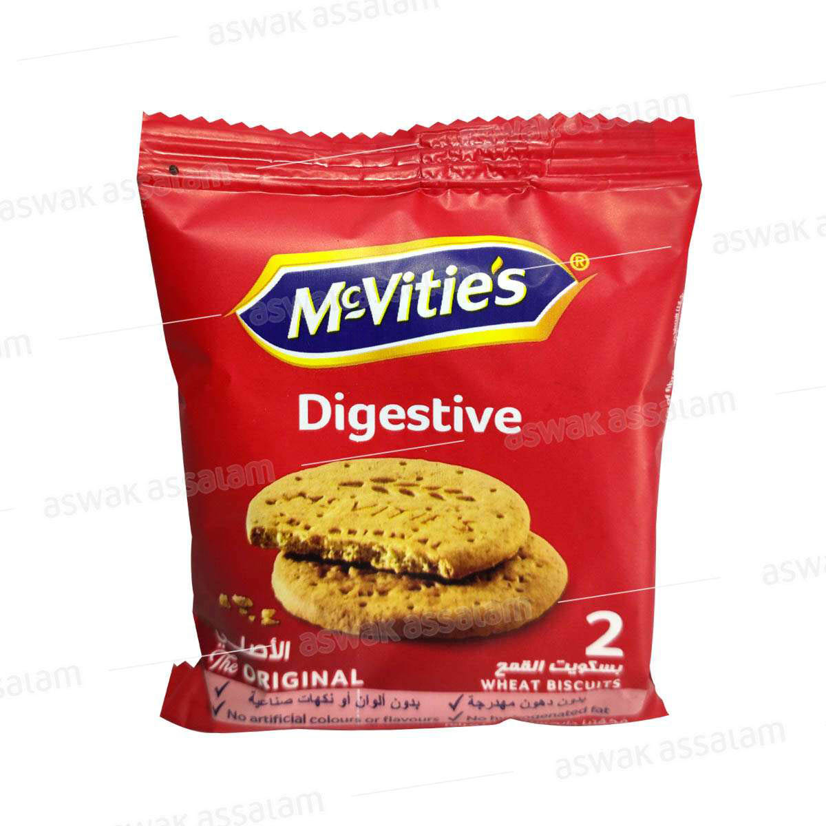 BISCUIT 2 PIECES DIGESTIVES MCVITIE'S