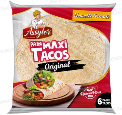 PAIN TACOS MAXI ORIGINAL 6 UNITES ASSYLOR