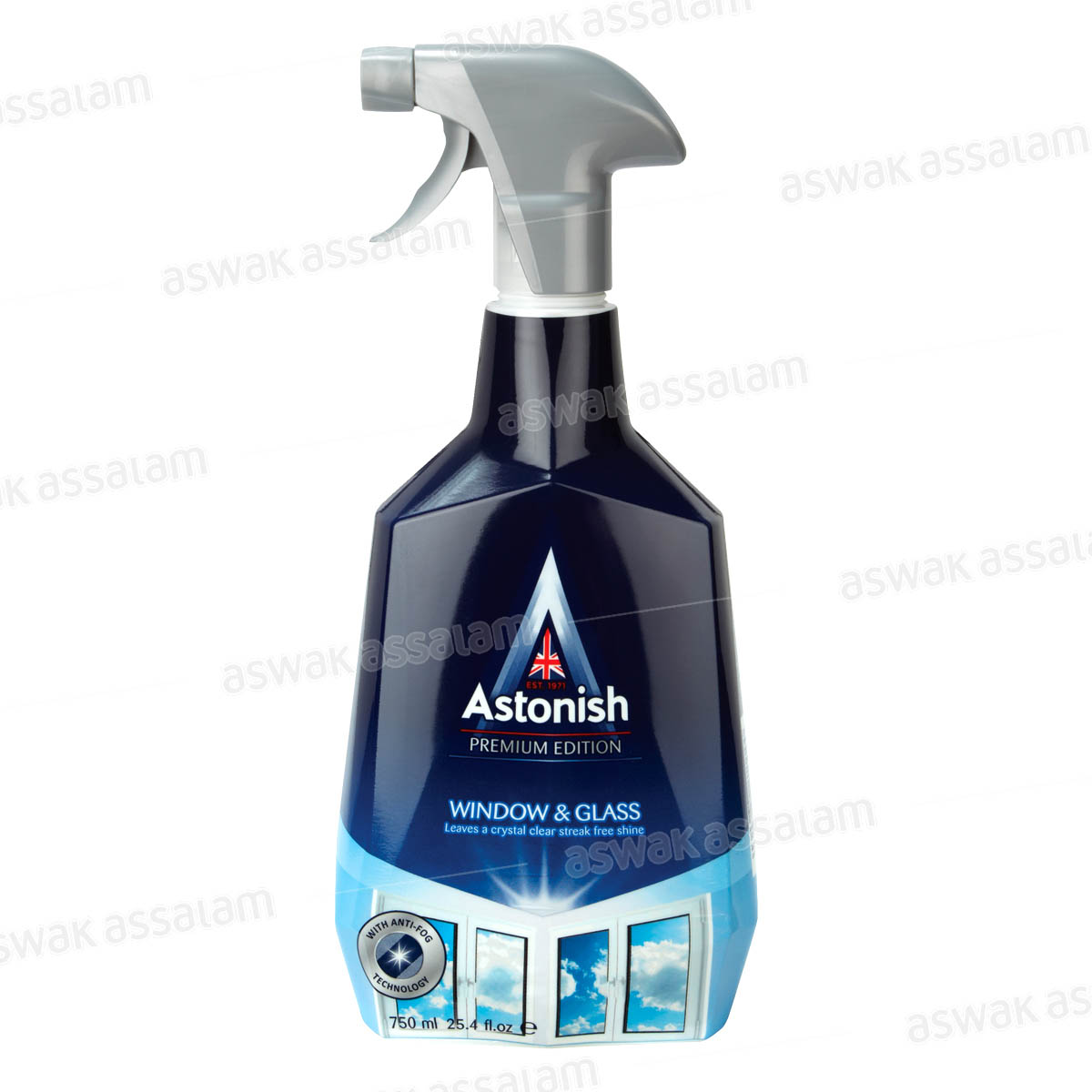 NETTOYANT VITRES ET FENETRES SPRAY 750ML ASTONISH