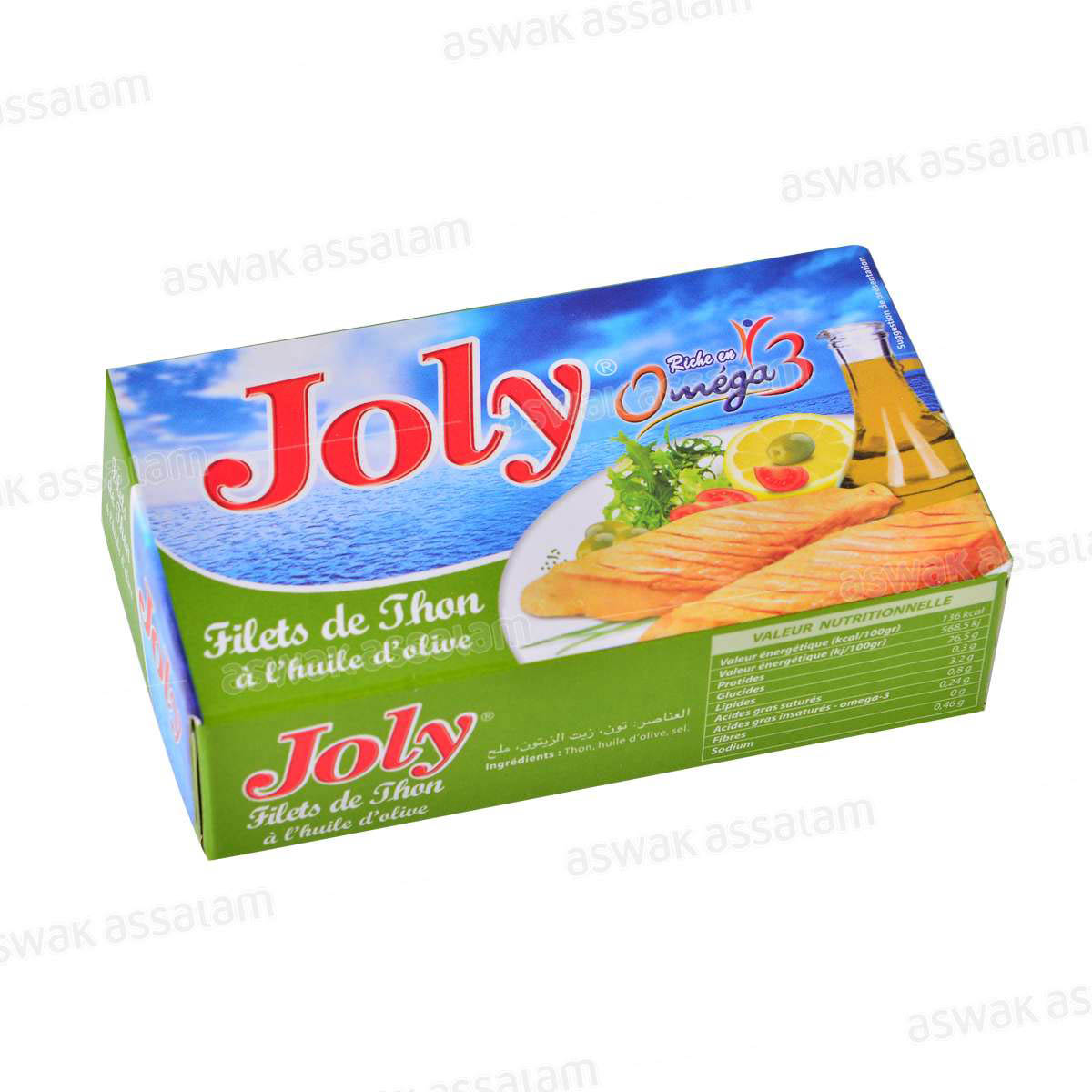 FILETS DE THON A L'HUILE D'OLIVE 125G JOLY