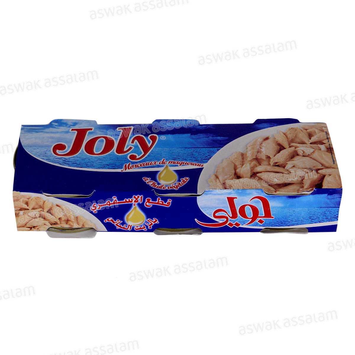 MORCEAUX DE MAQUEREAU A L'HUILE VEGETALE  3*85G JOLY