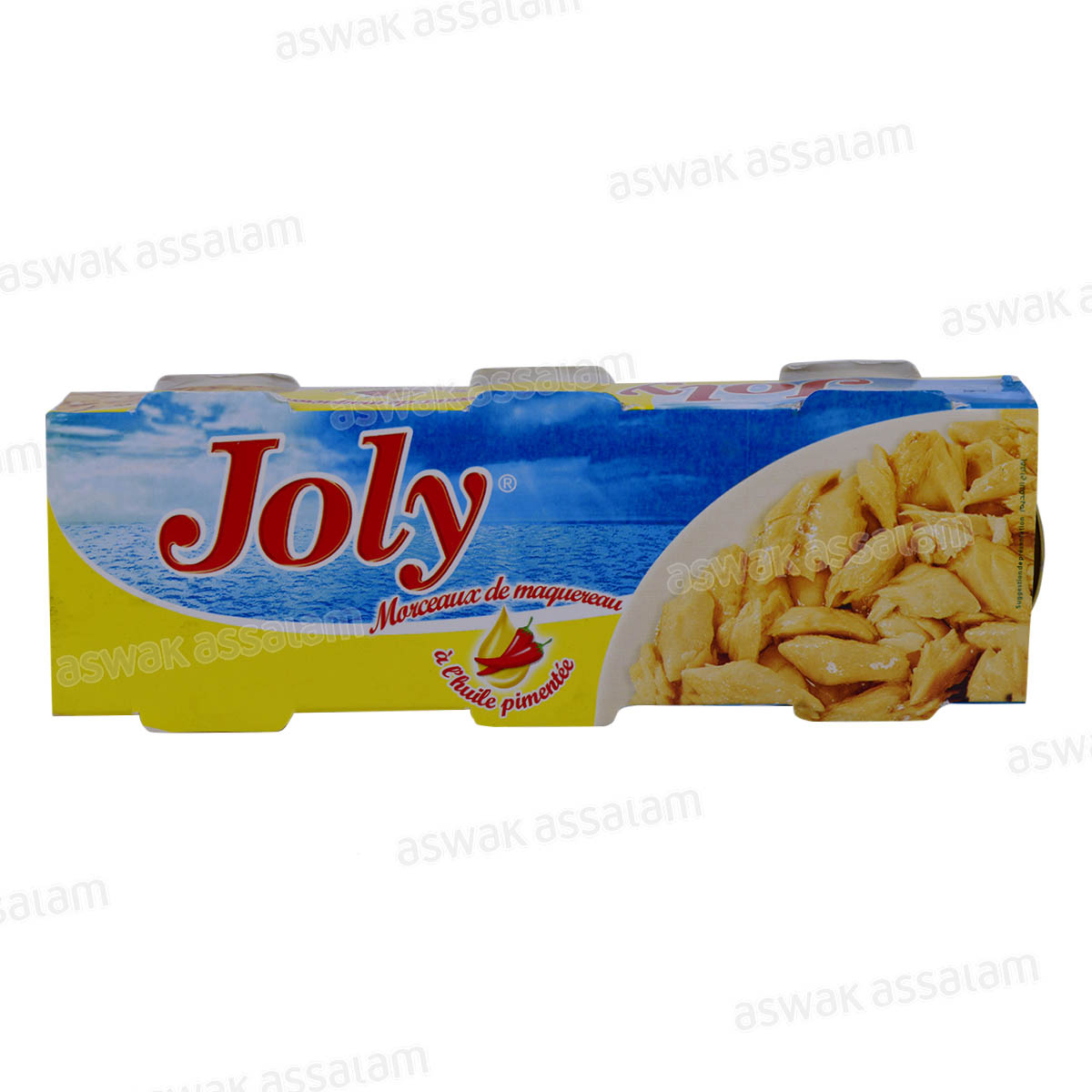 MORCEAUX DE MAQUEREAU A L'HUILE PIMENTEE 3*85G JOLY