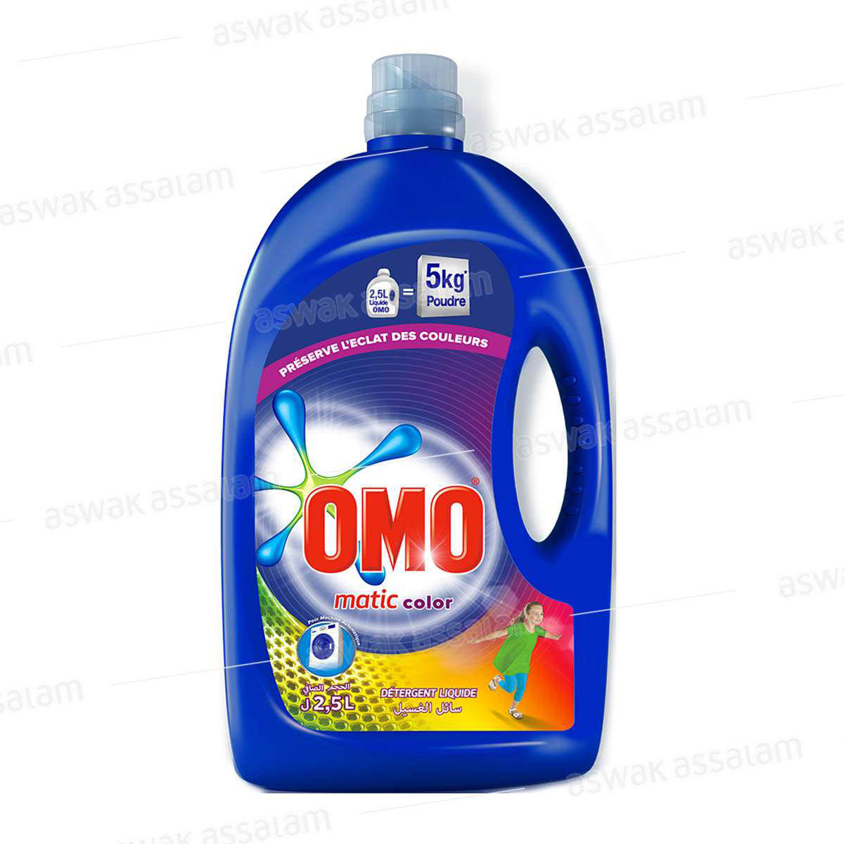 LESSIVE LIQUIDE COULEUR 2.5L OMO