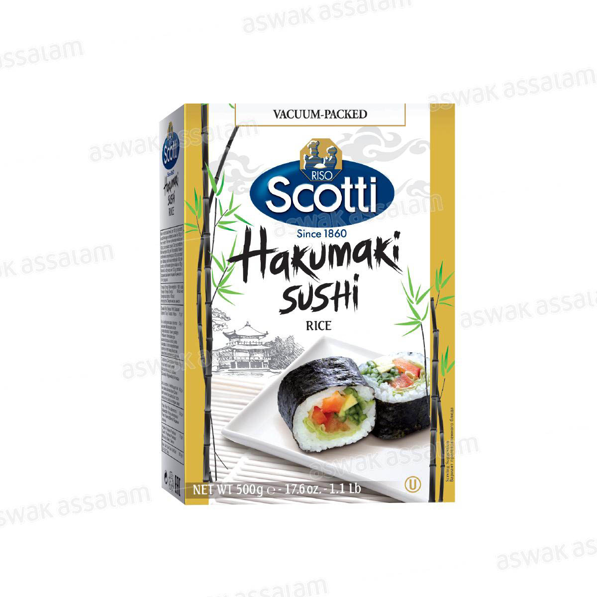 RIZ HAKUMAKI POUR SUSHI 500G SCOTTI