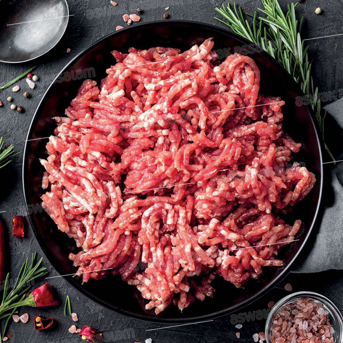 VIANDE HACHEE DE BOEUF AVEC GRAISSE 1KG