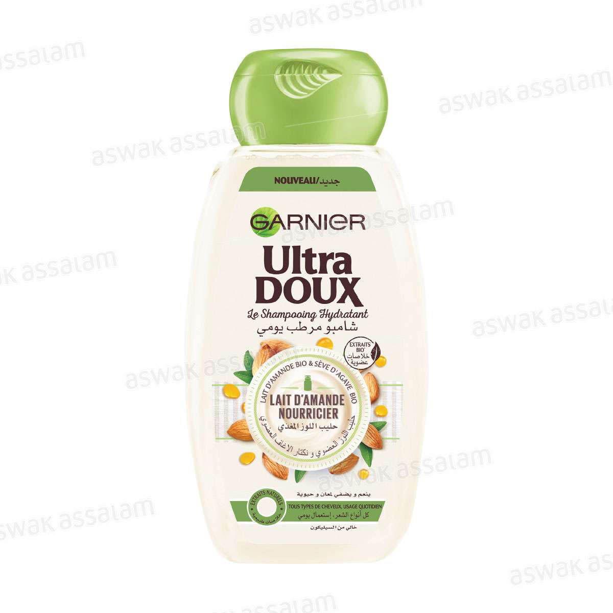 SHAMPOOING AU LAIT D'AMANDE 600ML ULTRA DOUX