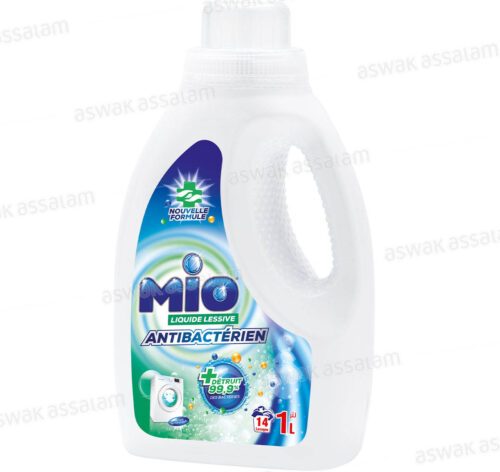 LESSIVE MACHINE LIQUIDE ANTIBACTERIEN 1L