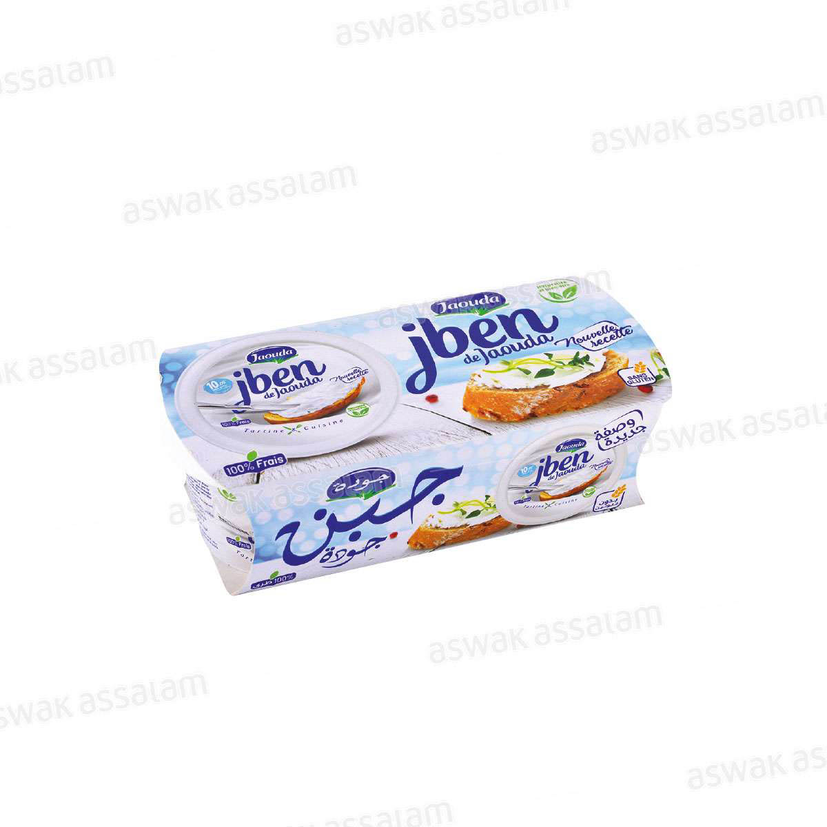 JBEN A TARTINER 2*160G PACK JAOUDA