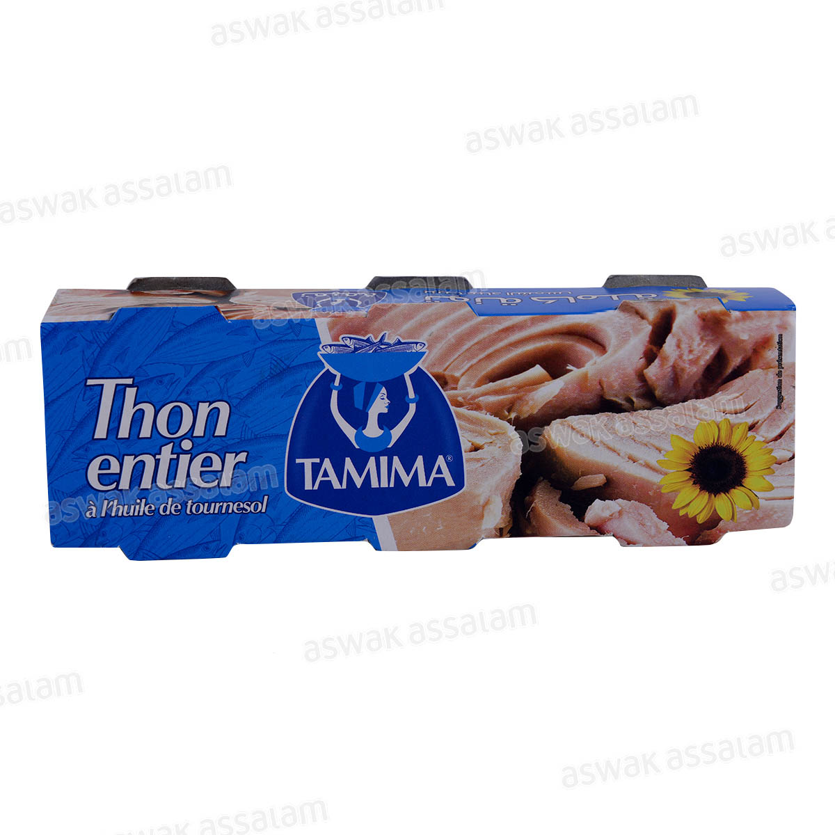 THON A L'HUILE DE TOURNESOL 3*80G TAMIMA