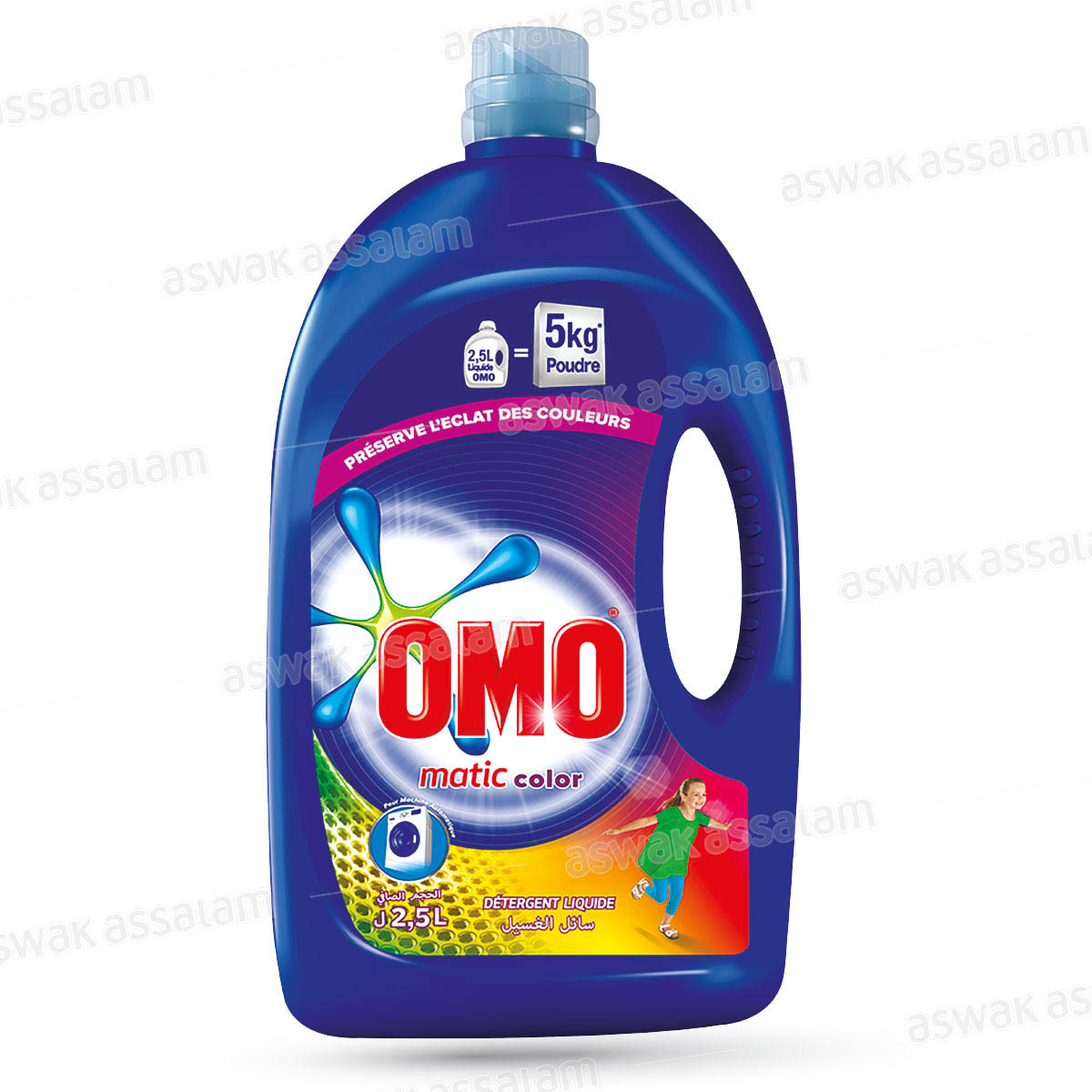 LESSIVE MACHINE SAVON DE MARSEILLE 2,5L OMO