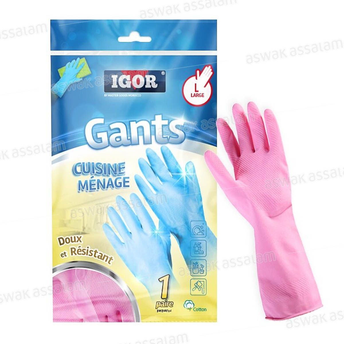 GANTS DE MENAGE LARGE IGOR