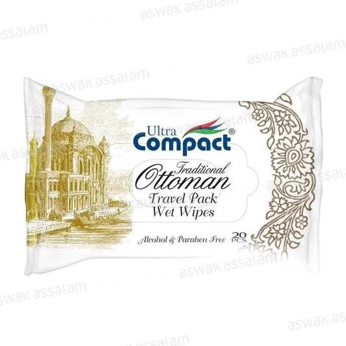 LINGETTES OTTOMAN TRAVEL PACK 20 UNITES ULTRA COMPACT