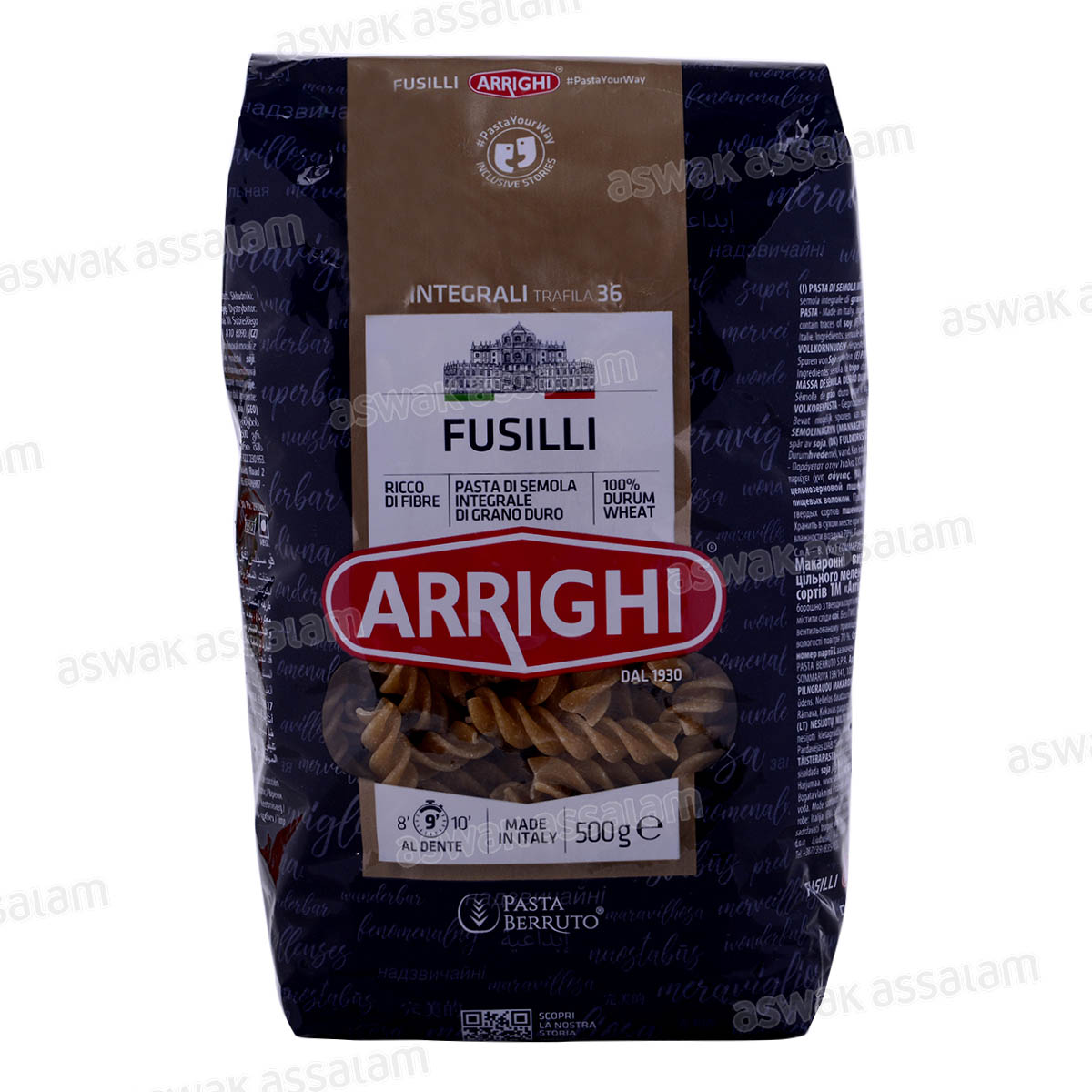 FUSILLI AU BLE COMPLET 500G ARRIGHI