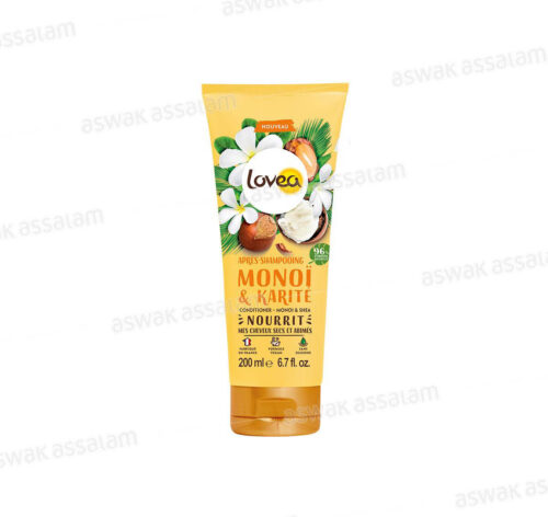 APRES-SHAMPOOING MONOI & KARITE POUR CHEVEUX SECS ET ABIMES 200ML LOVEA