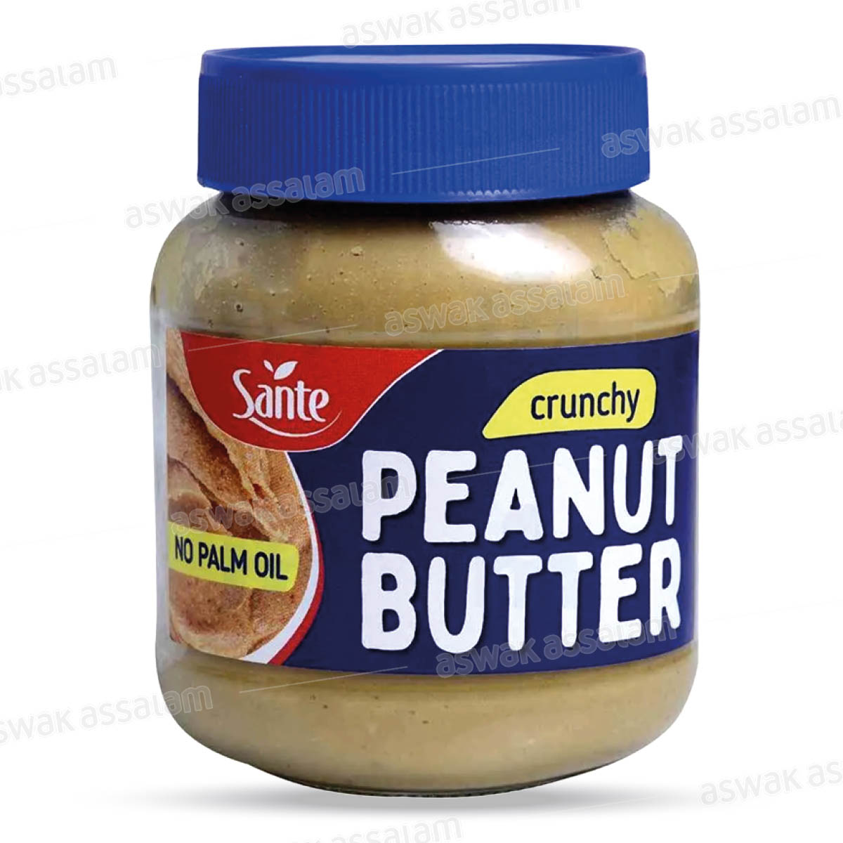 BEURRE DE CACAHUETES CRUNCHY SANS HUILE DE PALME 350G SANTE