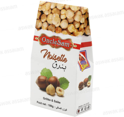 NOISETTES GRILLEES 100G ONCLE SAM