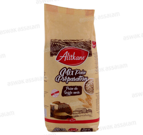 PREPARATION MIX PAIN DE SEIGLE 1KG AL ITKANE