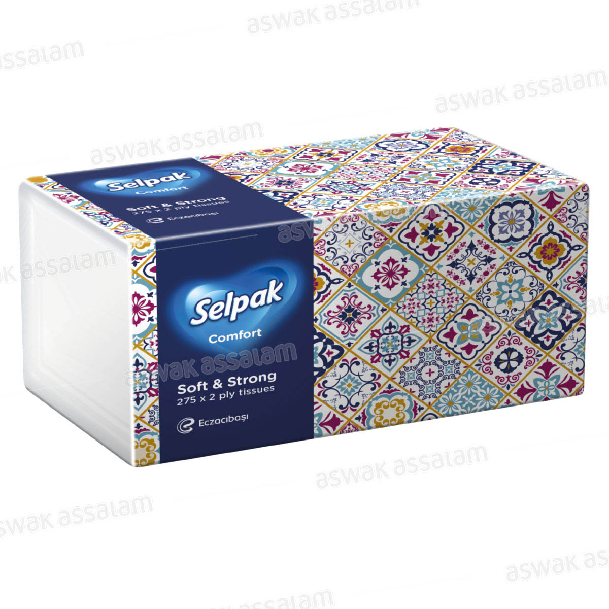 PAPIER MOUCHOIR COMFORT 2 PLIS 550 FEUILLES SELPAK