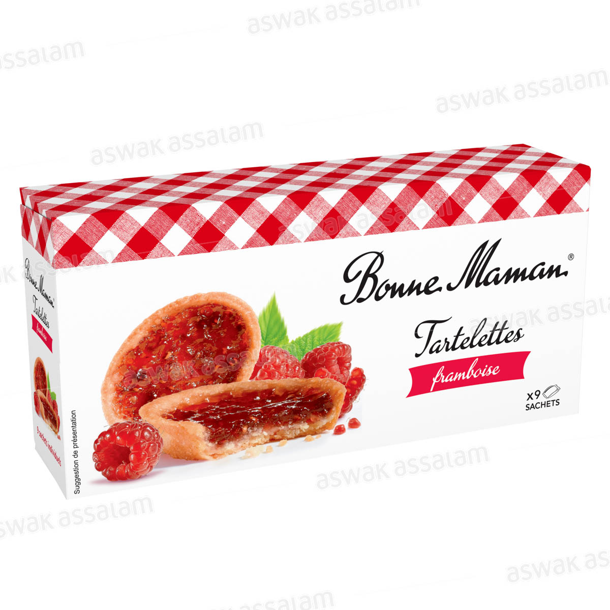 TARTELETTES FRAMBOISE 9 UNITES 135G BONNE MAMAN