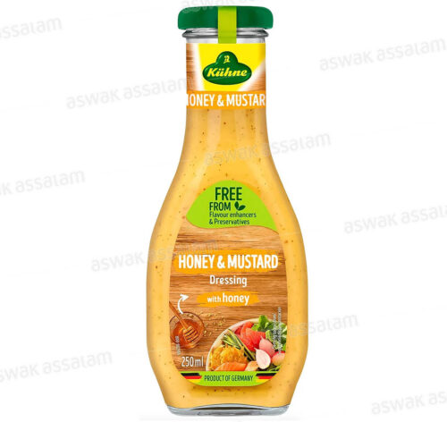 VINAIGRETTE AU MIEL ET A LA MOUTARDE 250ML KUHNE