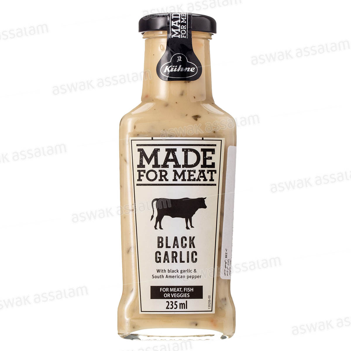 SAUCE POUR VIANDE A L'AIL NOIR 235ML KUHNE