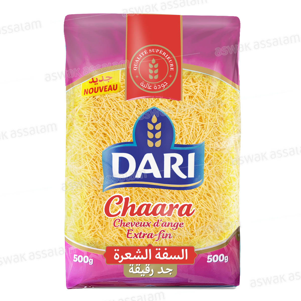 CHEVEUX D'ANGE CHAARA EXTRA FINS 500G DARI