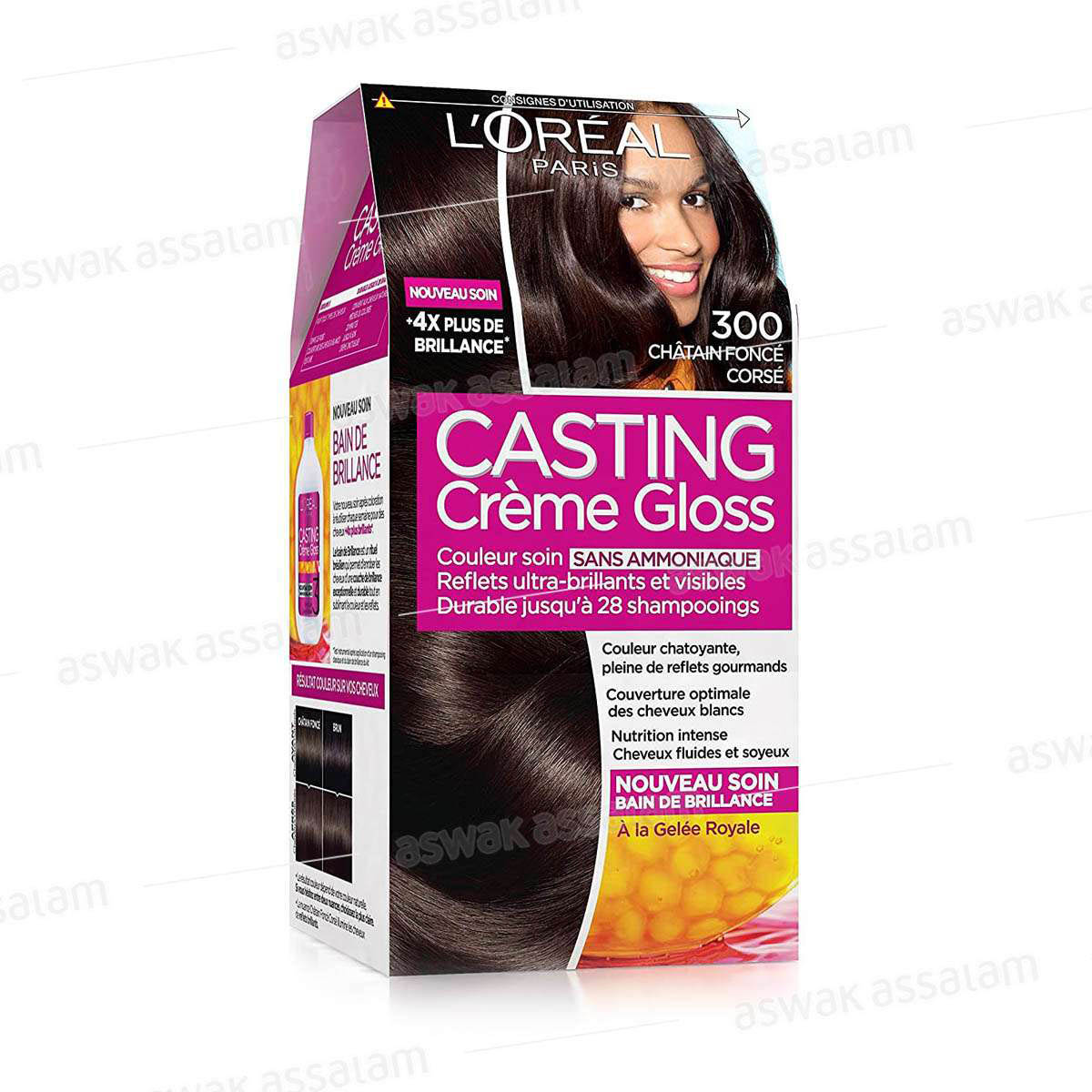 COLORATION CREME CHATAIN FONCE 300 CASTING
