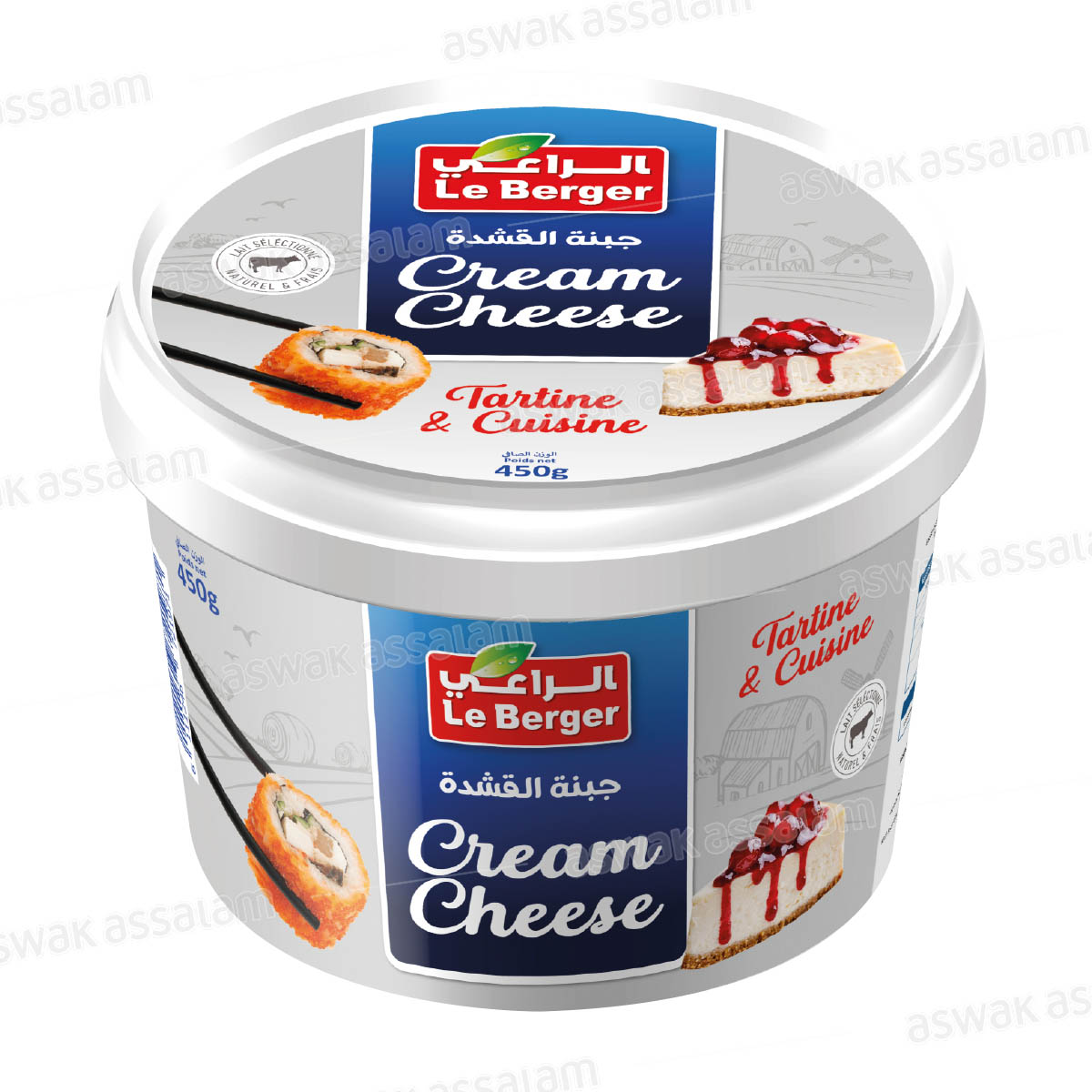 FROMAGE A LA CREME 450G LE BERGER