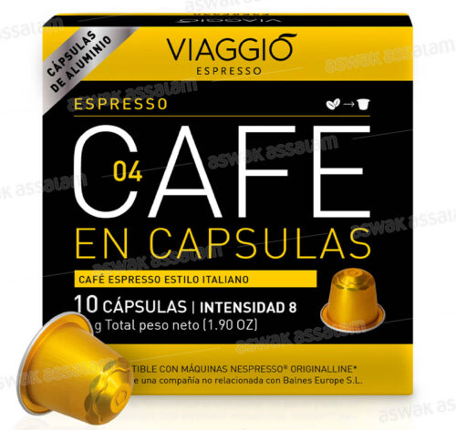 CAFÉ ESPRESSO INTENSITE 8 BOITE 10 CAPSULES VIAGGIO