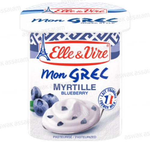 DESSERT LACTE MON GREG MYRTILLE 125G ELLE&VIRE