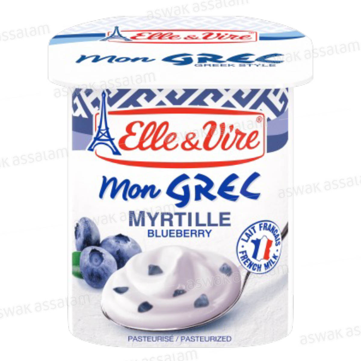 DESSERT LACTE MON GREG MYRTILLE 125G ELLE&VIRE