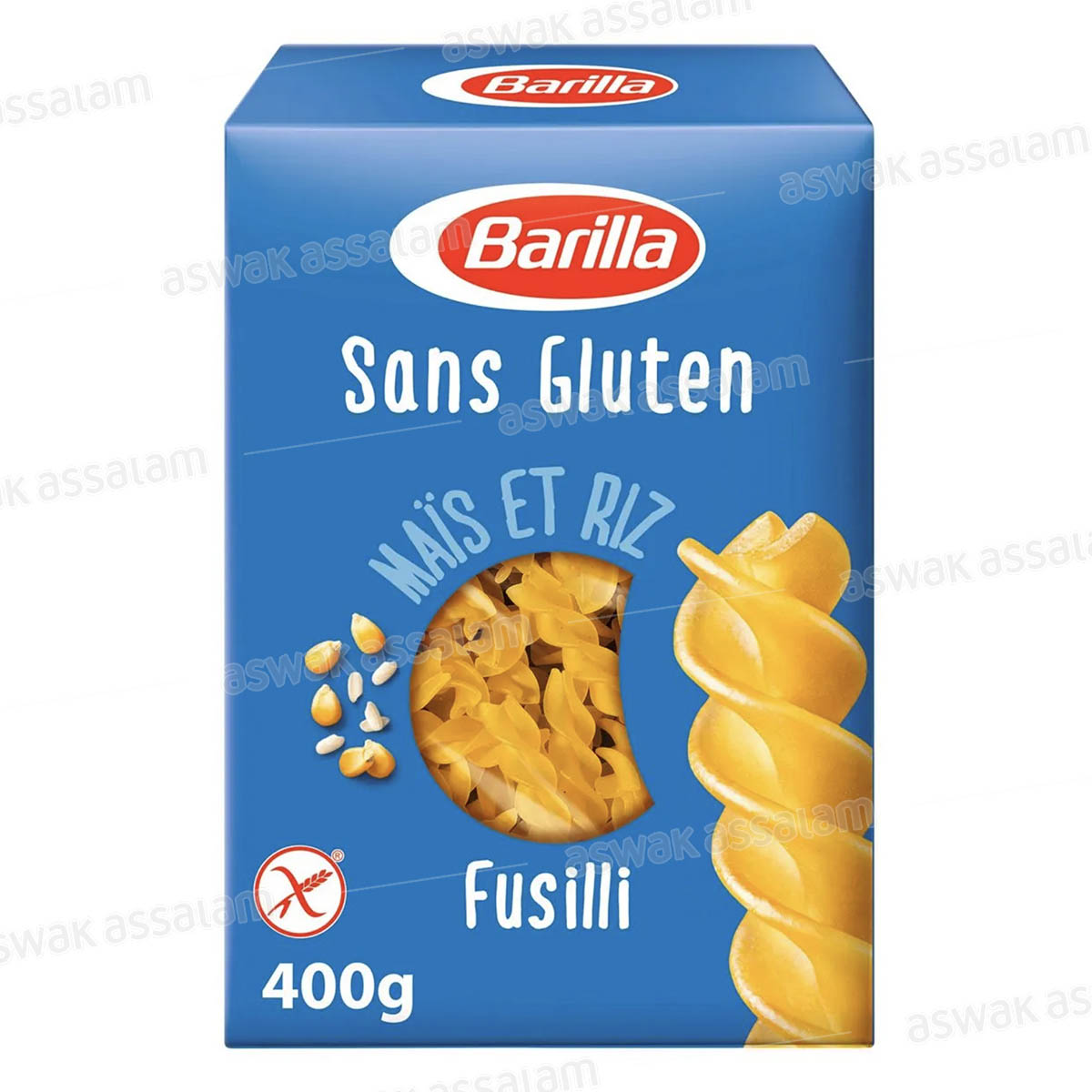 FUSILLI DE MAIS ET RIZ SANS GLUTEN 400G BARILLA