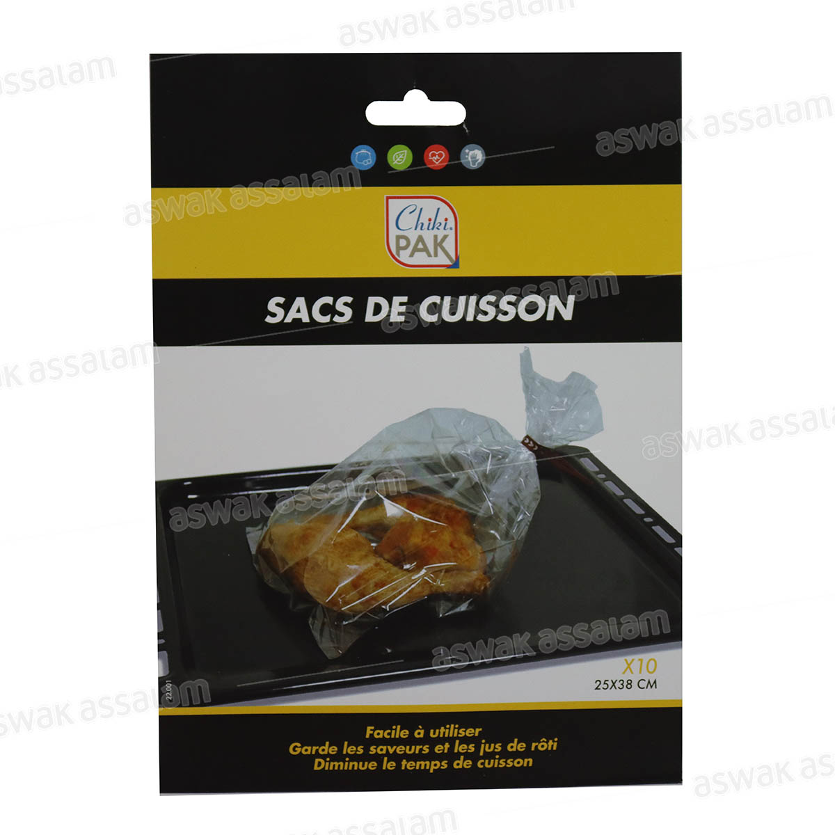 SAC DE CUISSON 25*38CM 10 UNITES CHIKIPAK
