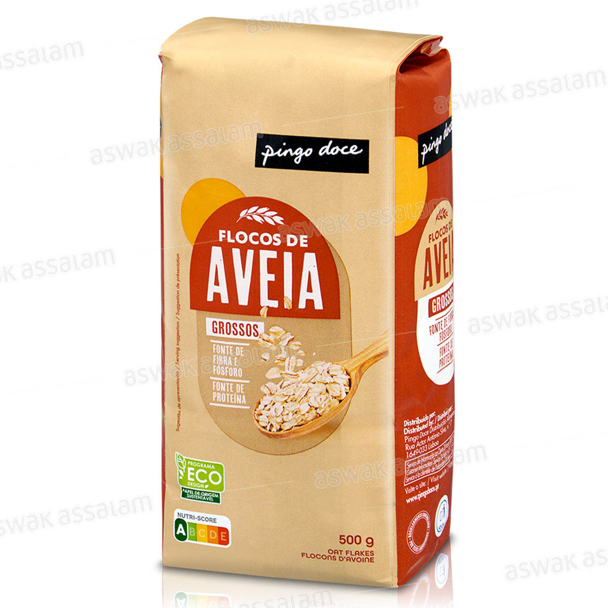 FLOCONS D'AVOINE GROS CALIBRE 500G PINGO DOCE