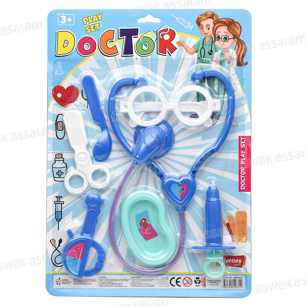 SET DOCTEUR AVEC ACCESSOIRES POUR GARÇON