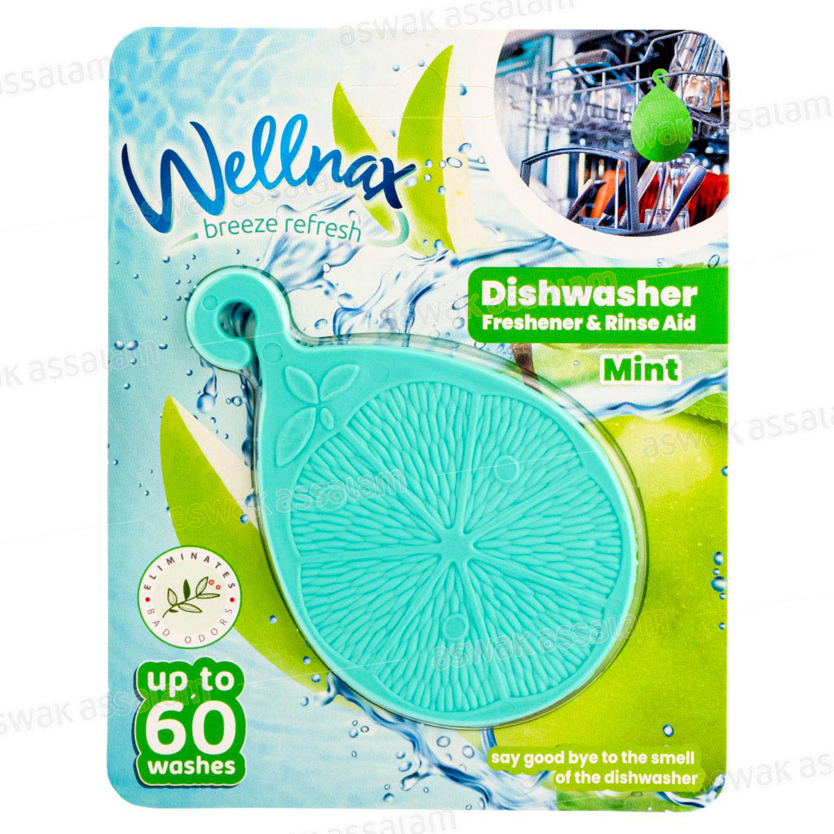 DESODORISANT PARFUM MENTHE POUR LAVE-VAISSELLE WELLNAX