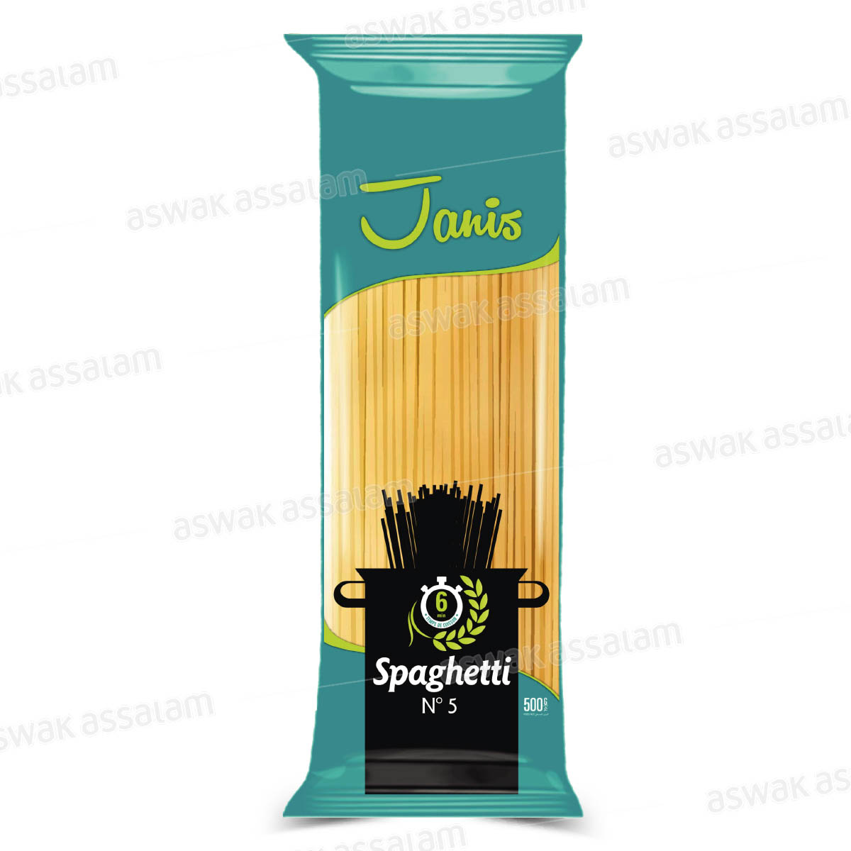 SPAGHETTI N°5 500G JANIS