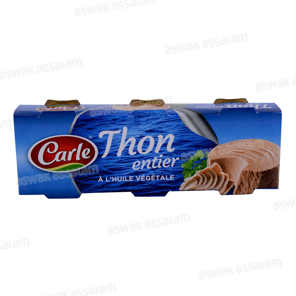 THON A L'HUILE VEGETALE 3*85G CARLE