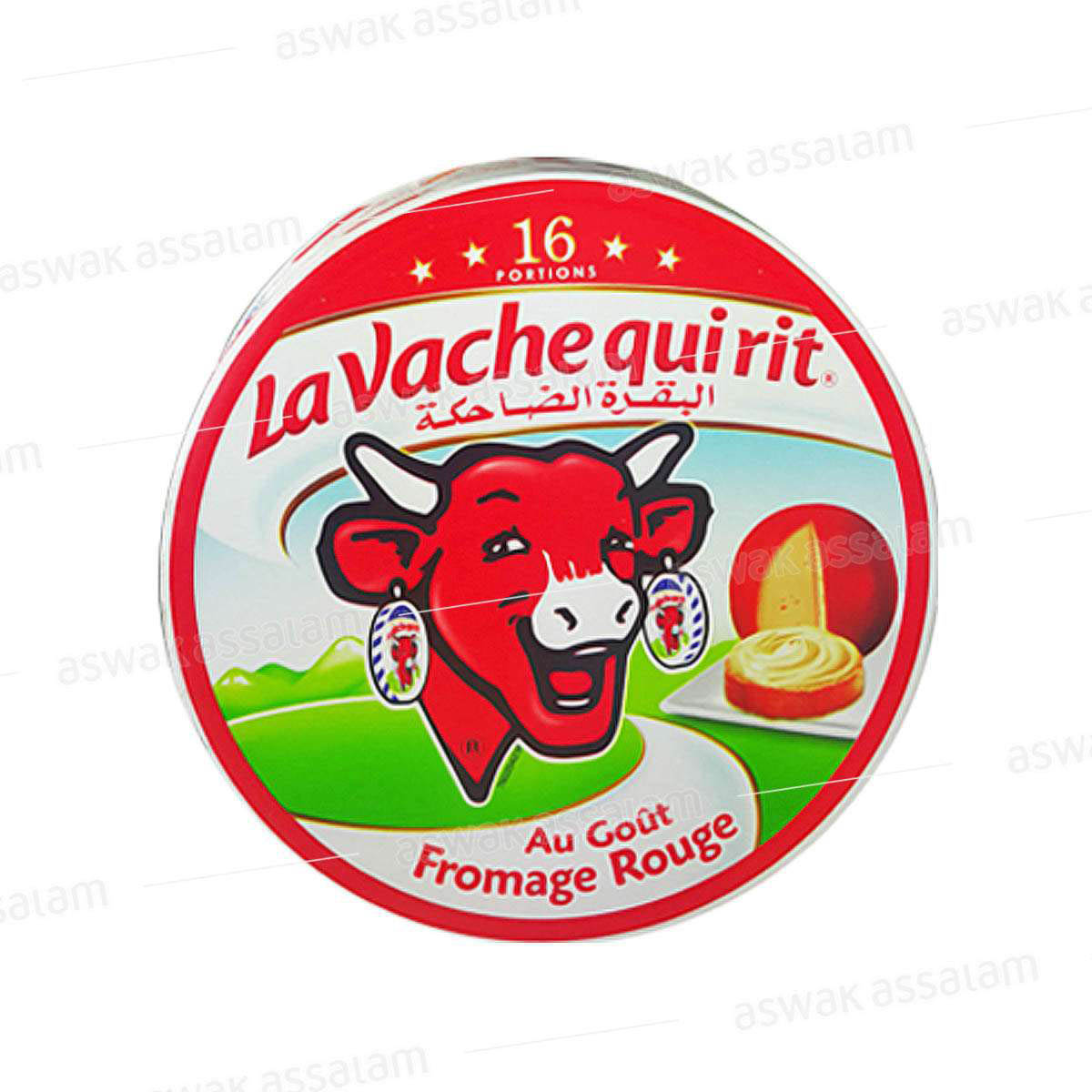 FROMAGE CREME ROUGE 16 PORTIONS LA VACHE QUI RIT