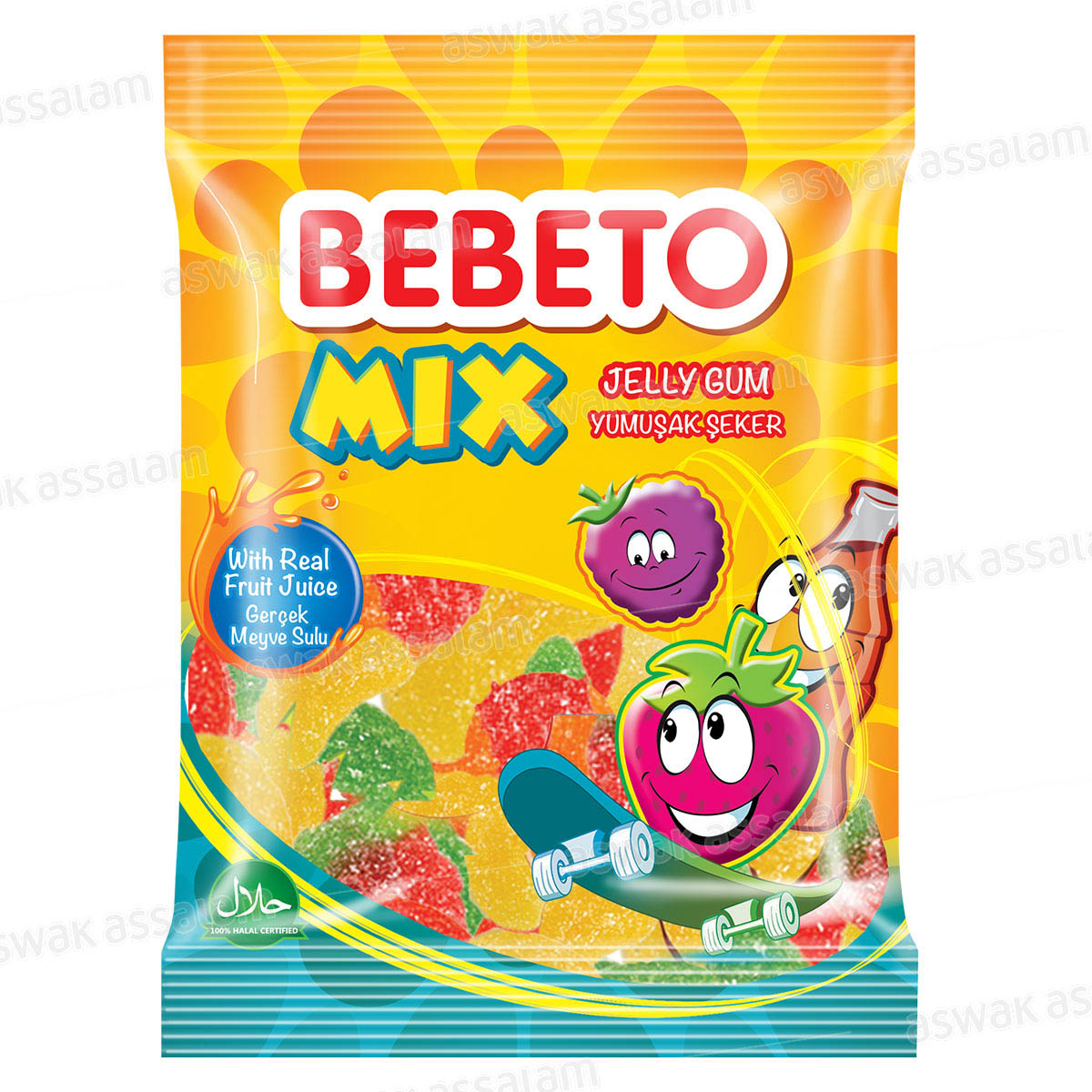 GOMMES MIX 100G BEBETO