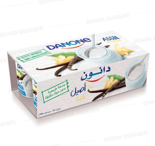 YAOURT ASSIL FERME VANILLE  8*110G PACK DANONE