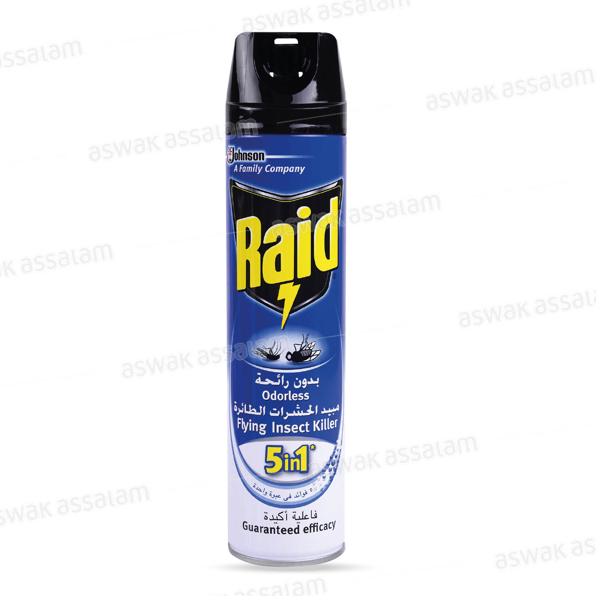 AEROSOL ANTI-INSECTES VOLANTS SANS ODEUR 400ML RAID