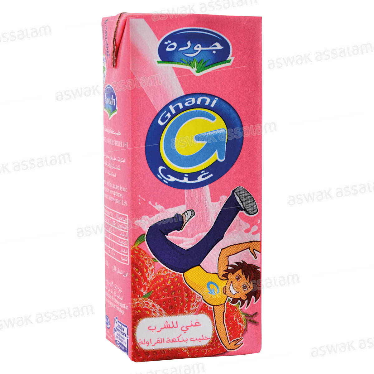 LAIT AROMATISE GHANI FRAISE 200G JAOUDA