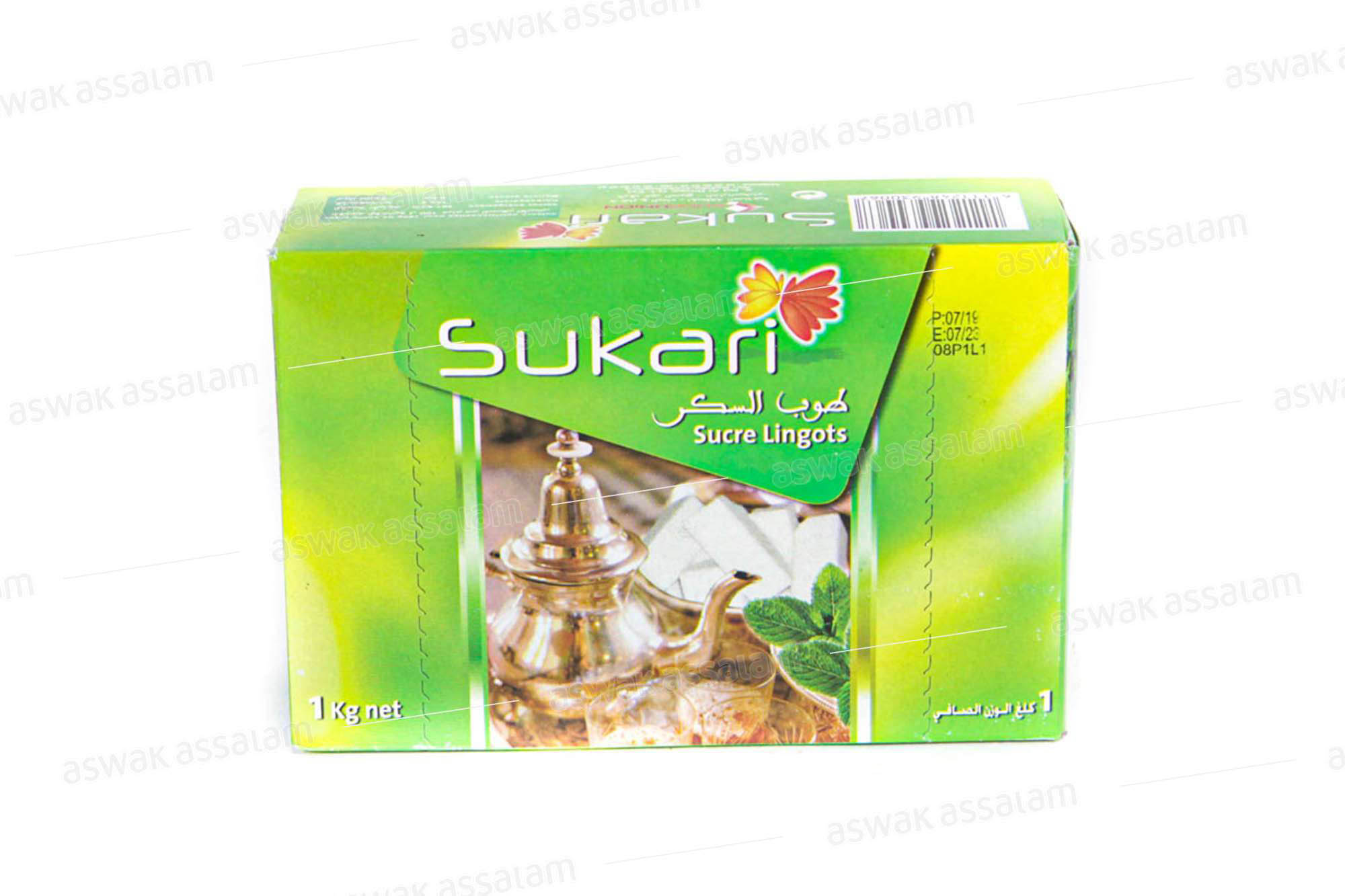 SUCRE LINGOTS 1KG SUKARI