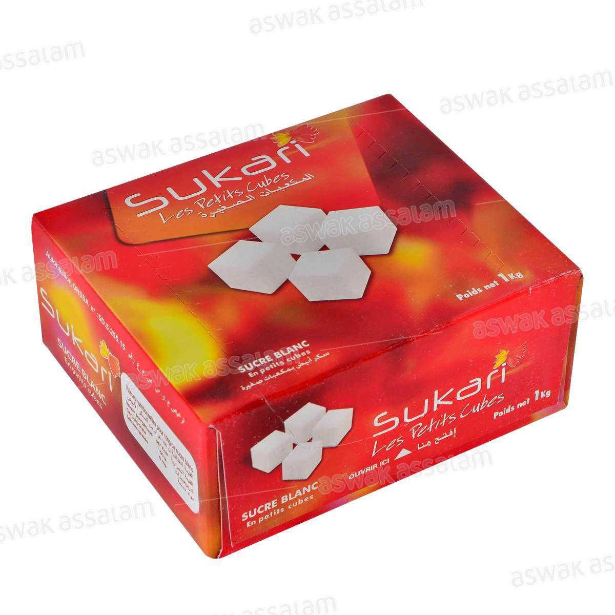 SUCRE BLANC EN PETITS CUBES 1KG SUKARI