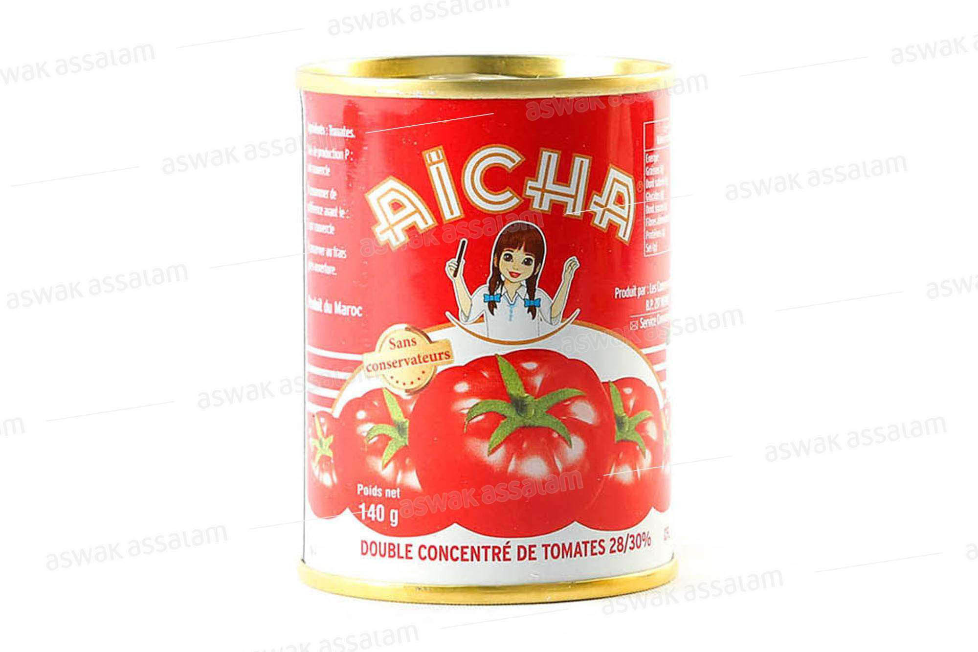 CONCENTRE DE TOMATE 140G AICHA