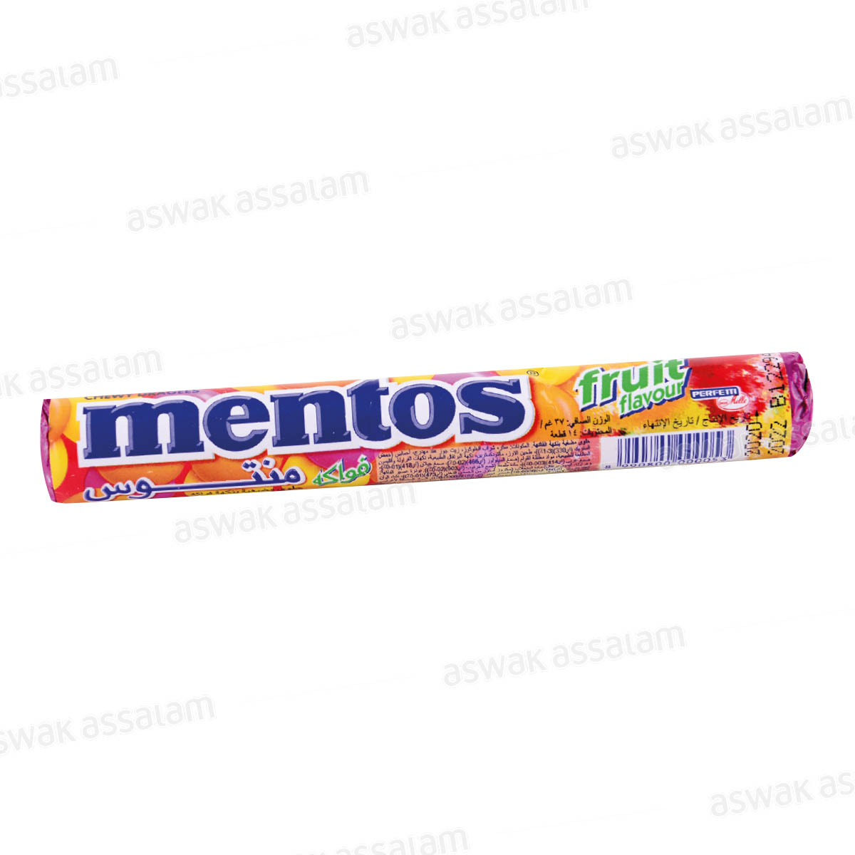 BONBONS AUX FRUITS 38G MENTOS