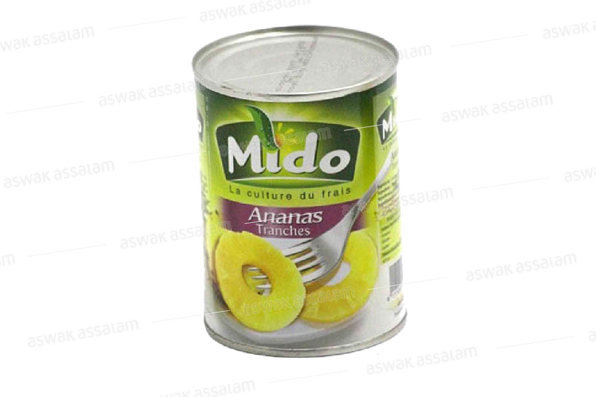 ANANAS EN TRANCHES 800G MIDO